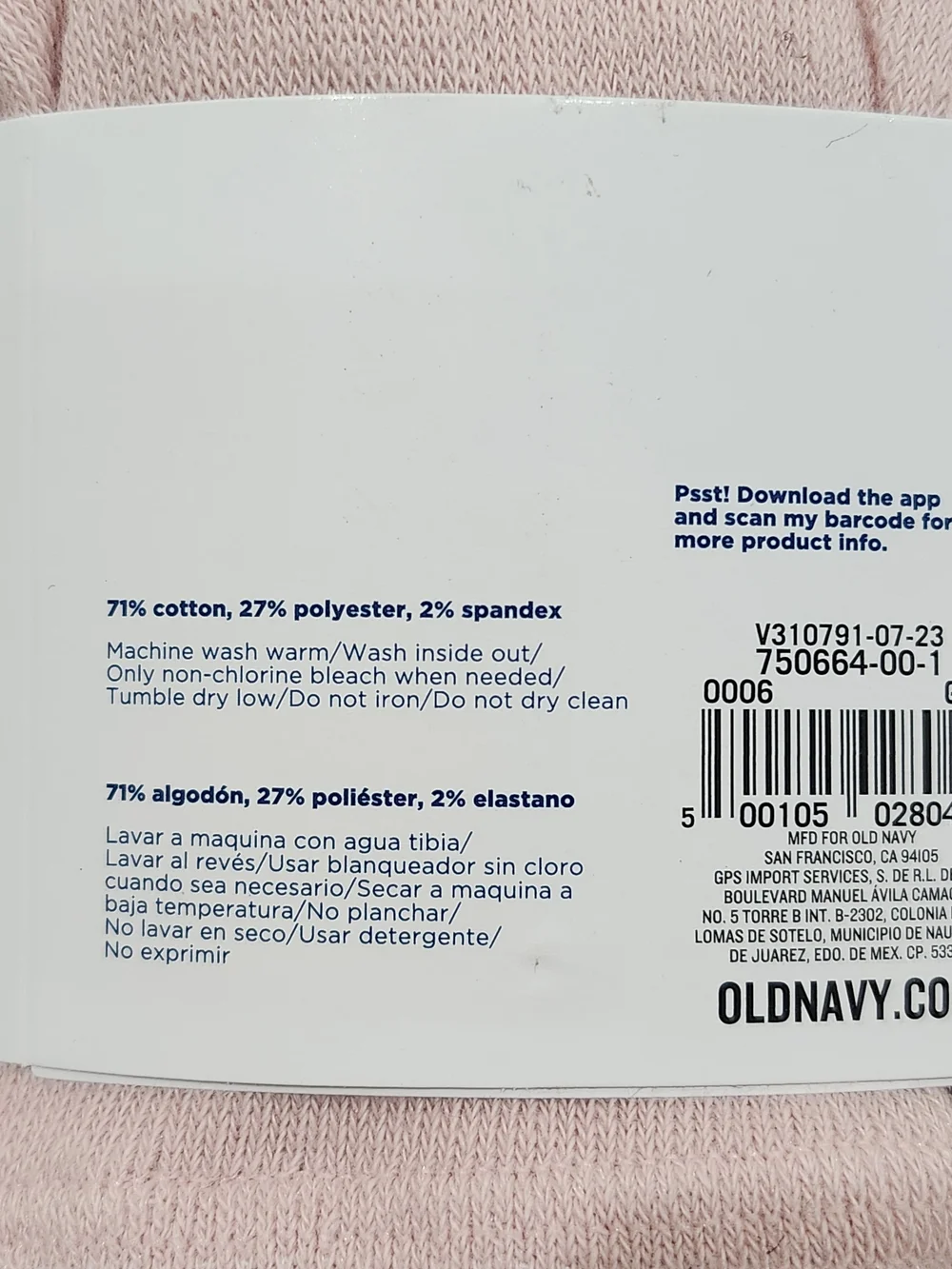 Old Navy Baby Tights in Light Pink - 3 Pack Sizes 0-6, 6-12, 12-24M NWT